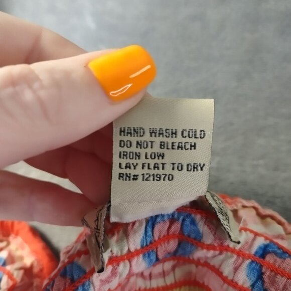 Flying Tomato Women’s Off Shoulder Dress S Multicolor Boho Ruffle Festival Rayon - Picture 8 of 9